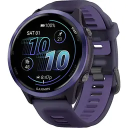 Смарт-годинник Garmin Forerunner 570 47mm Indigo Aluminium with Translucent Imperial Purple/Indigo Band (010-02971-02) [142391]