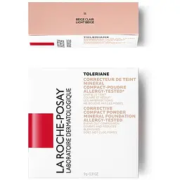 Коригуюча компактна пудра для обличчя La Roche-Posay Toleriane Teint Mineral SPF 25 відтінок 11 (Світло-бежевий) 9.5 г - мініатюра 3