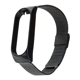 Ремінець Міланська Петля Mi Band 5/6 Black