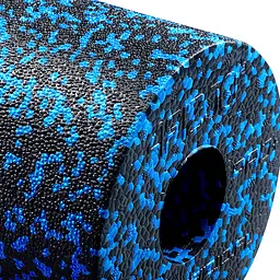 Масажний ролик 4FIZJO EPP PRO+ 33 x 14 см (валик, ролер) гладкий 4FJ1417 Black/Blue (P-5907222931417) - мініатюра 3