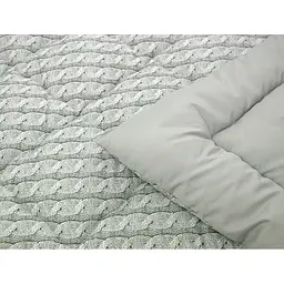 Набір ковдра та подушка силіконовий Grey Braid сірий (924.52_Grey Braid) - мініатюра 4