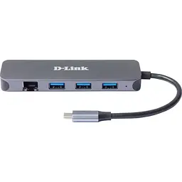 USB-Хаб D-Link USB Type-C DUB-2334 (DUB-2334/A1A) - мініатюра 2
