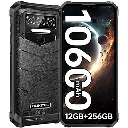 Смартфон Oulitel WP38 6/256GB Black