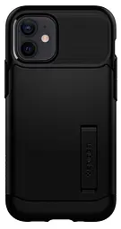 Чохол протиударний із підставкою Spigen Slim Armor ACS01545 для iPhone 12 Mini (5.4") Black