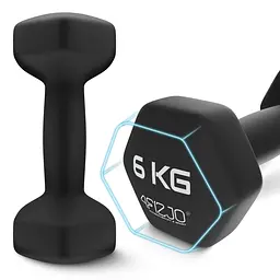 Гантелі вінілові 4FIZJO Classic 2 x 6 кг (P-5905973403191) - мініатюра 6