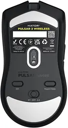 Мишка бездротова Hator Pulsar 3 Wireless ігрова чорна - мініатюра 6