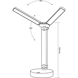 LED лампа настiльна з акумулятором TITANUM TLTF-015W 10W 3000-6000K (TLTF-015W) - мініатюра 8