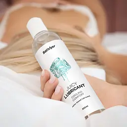 Лубрикант на водній основі Satisfyer Juicy Lubricant Cooling Comfort water based 300 мл - мініатюра 7