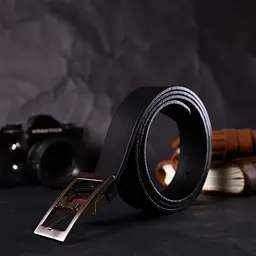 Шкіряний чоловічий ремінь GRANDE PELLE 3,4х120 см acs0026895 - мініатюра 7