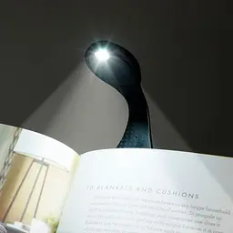 Закладка-ліхтарик Flexilight Класика Чорний стиль 14х3х1 см чорна (FLBLK) - мініатюра 7