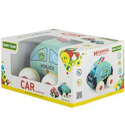 Іграшка текстильна Baby Team Машинка Поліція (8420)											 - мініатюра 5