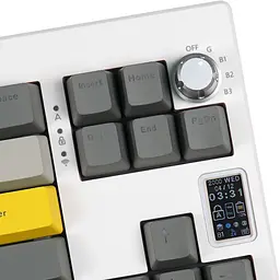 Клавіатура Epomaker Shadow-X Wisteria Linear White механічна бездротова (SHX-W-WL) - мініатюра 6