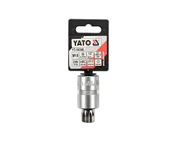 Головка торцева Yato квадрат 1/2" Spline M16 L= 55 мм (YT-04346) - мініатюра 3