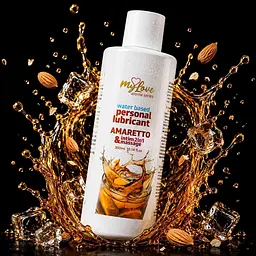 Лубрикант MyLove Aroma Series IntimMassage 2in1 Amaretto, 300 мл - мініатюра 2