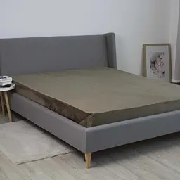 Простирадло ТЕП Velour на резинці 160x200 см хакі (2-04756_36329)