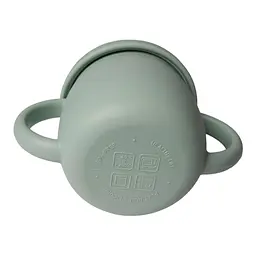 Поїльник силіконовий непроливайка oldbro 150ml Olive light - мініатюра 2