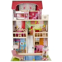 Домик-вилла кукольный Kinderkraft D11251 деревянный с бассейном