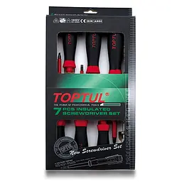 Комплект викруток ізольованих (1000V) 7од. Toptul hoz0007685