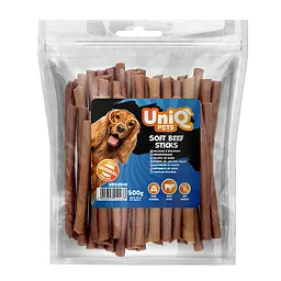 Ласощі для собак UniQ PETS М'які яловичі палички 500 г