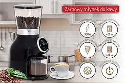 Кавомолка жорнова Adler AD 4450 - мініатюра 9
