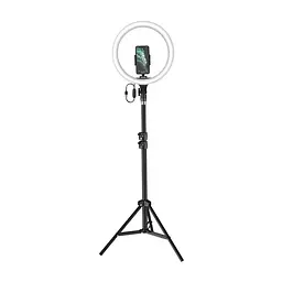 Стойка-тринога для Baseus Live Stream Holder-floor Stand CRZB12-B01-2 Black - мініатюра 2