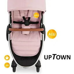 Коляска прогулянкова Hauck Uptown Melange Rose (14826-6) - мініатюра 4