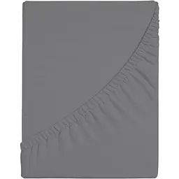 Простирадло на резинці LeLit полісатин P-0229 160х200см сірий (le2000000323749)