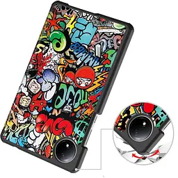 Чохол-книжка BeCover Smart Case для Xiaomi Redmi Pad SE 8.7" Graffiti (711913) - мініатюра 2