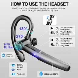 Бездротова Bluetooth гарнітура H03(UK) - мініатюра 6