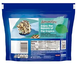 Шоколадні цукерки Almond Joy Miniatures Coconut and Almond Chocolate Candy 289г - мініатюра 3