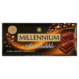 Уцінка. Шоколад Millennium чорний пористий 85 г (849568) 