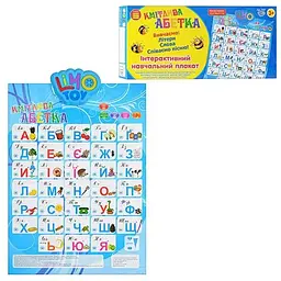 Плакат Кмітлива абетка (укр.) JT 7027