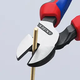 Кусачки бокові (бокорізи) особливої потужності O4,2мм, 200мм KNIPEX 74 02 200, фосфатовані - мініатюра 2