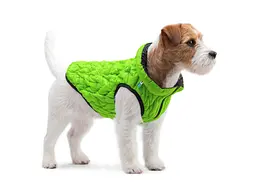 Курточка для тварин Collar AiryVest UNI двостороння M 48 салатово-чорна (2560)