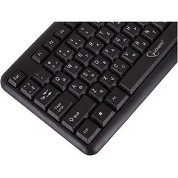 Клавіатура дротова Gembird KB-U-103-UA black USB - мініатюра 4