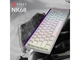 Клавіатура Ajazz NK68 Red Switch White (NK68-R-S-W) - мініатюра 6