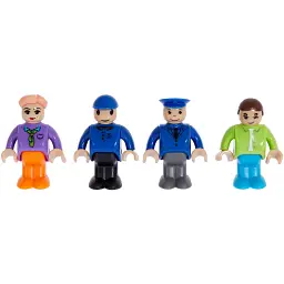 Конструктор Zipp Toys Потяг DF11 Z з рельсами, синій - мініатюра 2