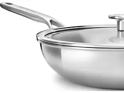 Сковорода ВОК KitchenAid Multi-Ply Stainless Steel 28см (CC003254-001) - мініатюра 3