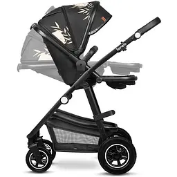 Коляска 2 в 1 Lionelo Amber Dreamin, чорна (LO-AMBER DREAMIN (2in1)) - мініатюра 9