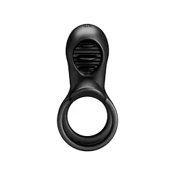 Насадка на член - Pretty Love Vibrating Penis Sling Jammy Black - мініатюра 6