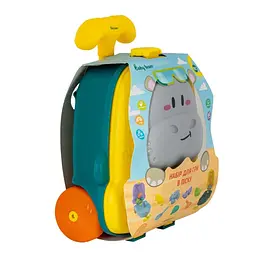 Дитячий набір для ігор у пісочниці Baby Team 9515_зелений, 8 предметів - мініатюра 2
