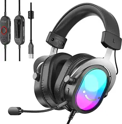 Навушники Fifine H16 7.1 RGB чорний (H16) - мініатюра 3