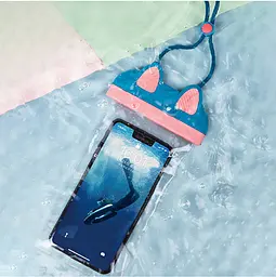 Чохол WiWU Kitty Waterproof Storage Bag for Swimming Blue [85113] - мініатюра 4
