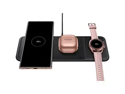 Бездротовий зарядний пристрій Samsung 3 in 1 Black (EP-P6300TBRGRU) - мініатюра 7