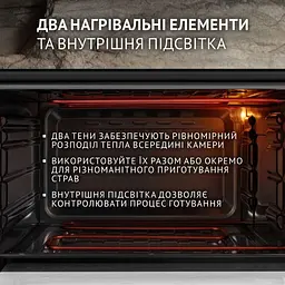 Електрична піч Perfelli Classic 48 Black - мініатюра 4