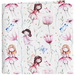 Пелюшкі муслінові Cosas Fairies 110х150 см (MuslinDiapers_FairiesFlowersRose_110x150)