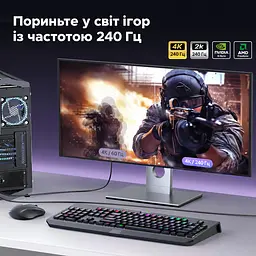 Відеоадаптер UGREEN CM654 USB-C - DisplayPort 8K 60 Гц 0,1 м космічний сірий (15575) - мініатюра 6