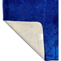 Набір килимків для ванної Vezzer Standart 60x100 та 60x50 см темно-синій (VZS6505TEKSTUR) - мініатюра 3