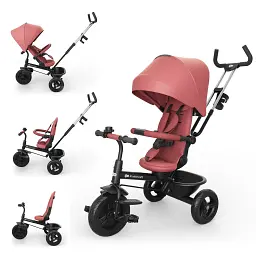 Триколісний велосипед Kinderkraft Aston 2 Plus Pink (KRASTO02PNKPL00)