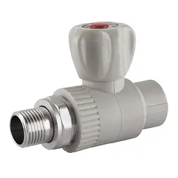 Кран радіаторний прямий Vsplast PPR ф20x1/2″ 2025 000003465